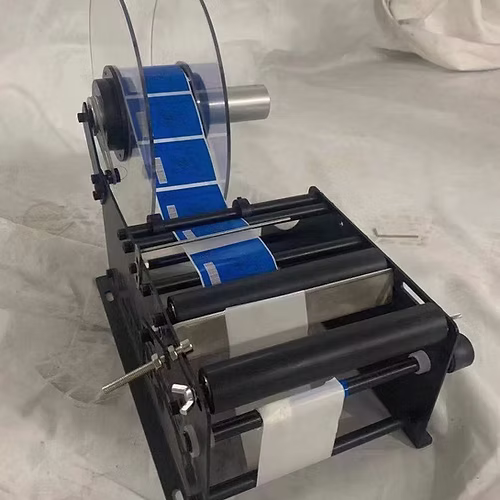 MT-30 Manual Round Bottle Sticker Labelling Machine